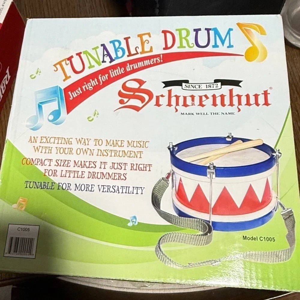 Vintage Schoenhut Tunable Drum Baby Einstein World of Rhythm Toy